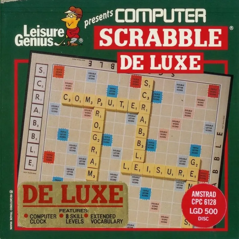 Computer Scrabble De Luxe box art