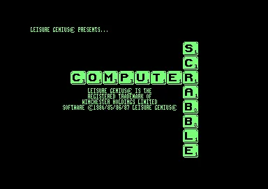 Computer Scrabble De Luxe screenshot
