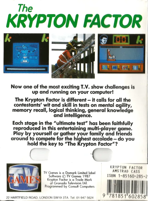 The Krypton Factor box back