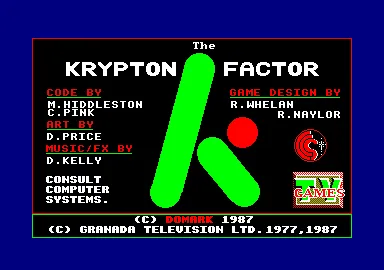 The Krypton Factor screenshot