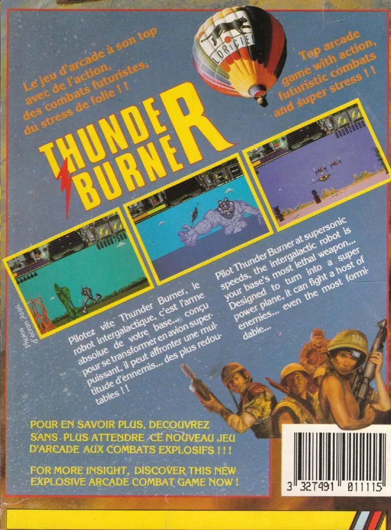Thunder Burner box back