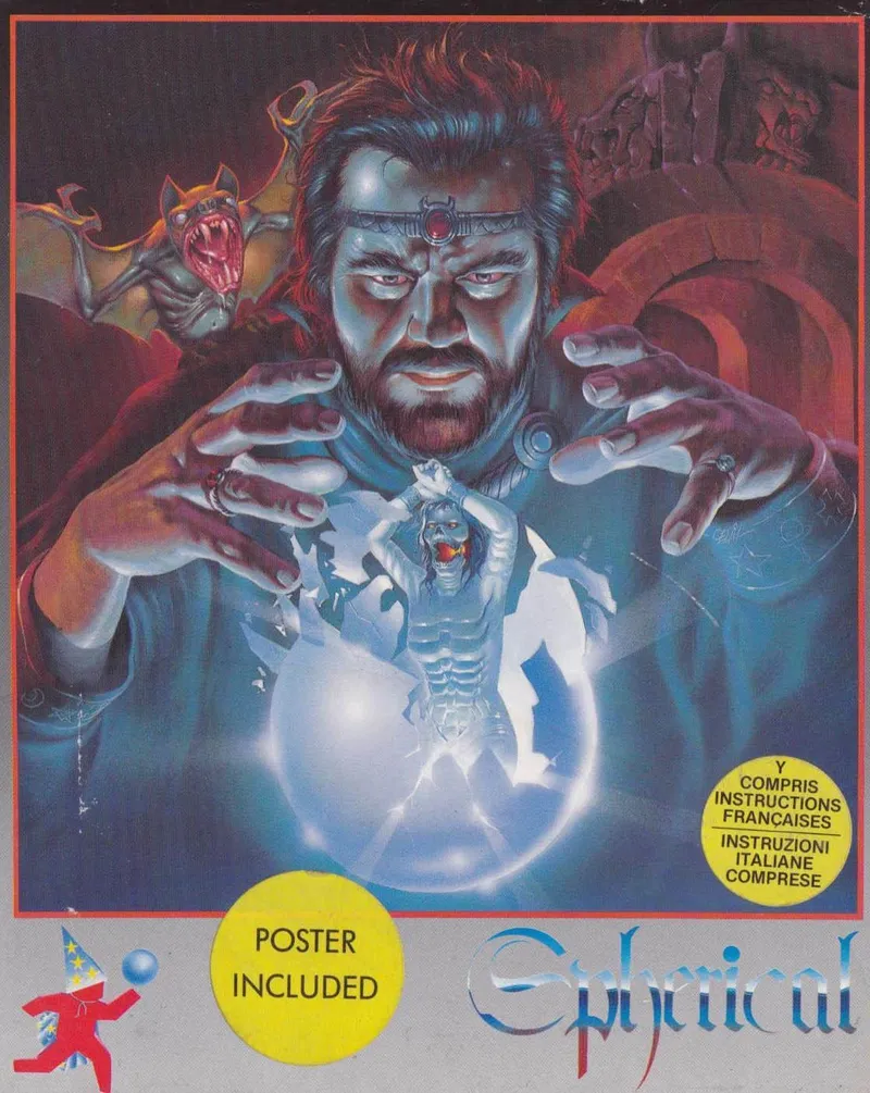 Spherical box art