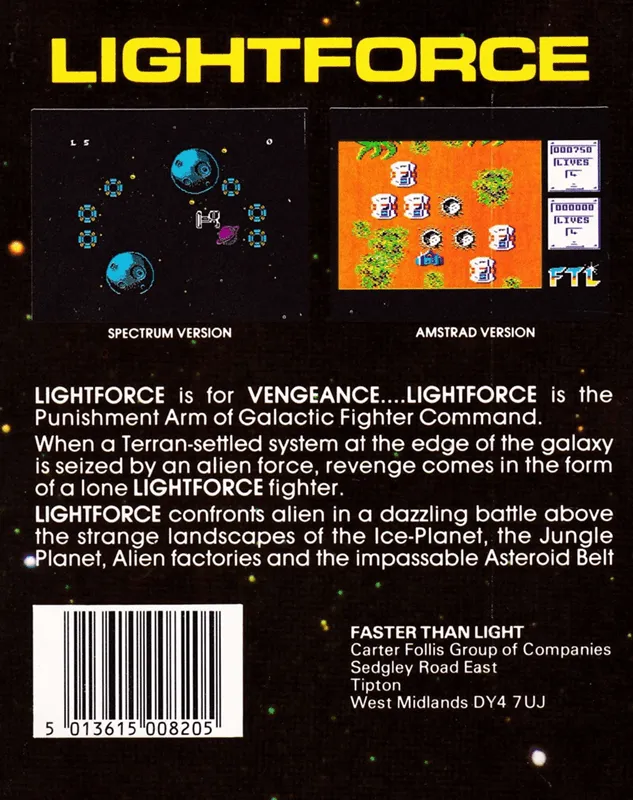Light Force box back