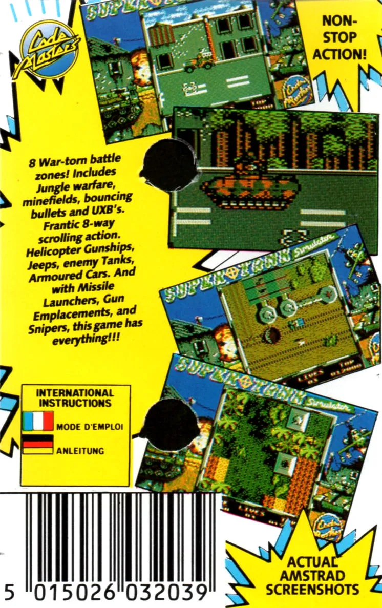 Super Tank Simulator box back