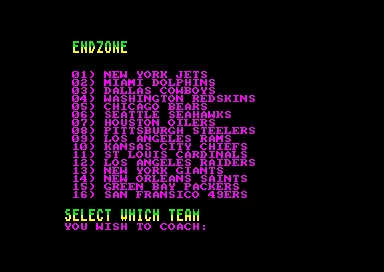 Backdrop artwork for Endzone