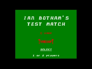 Ian Botham's Test Match screenshot