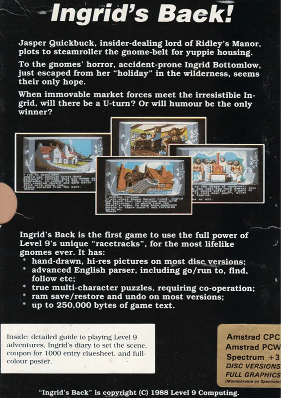 Ingrid's Back box back