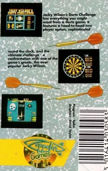 Jocky Wilson's Darts Challenge box back