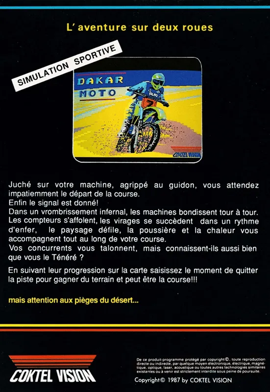 Dakar Moto box back