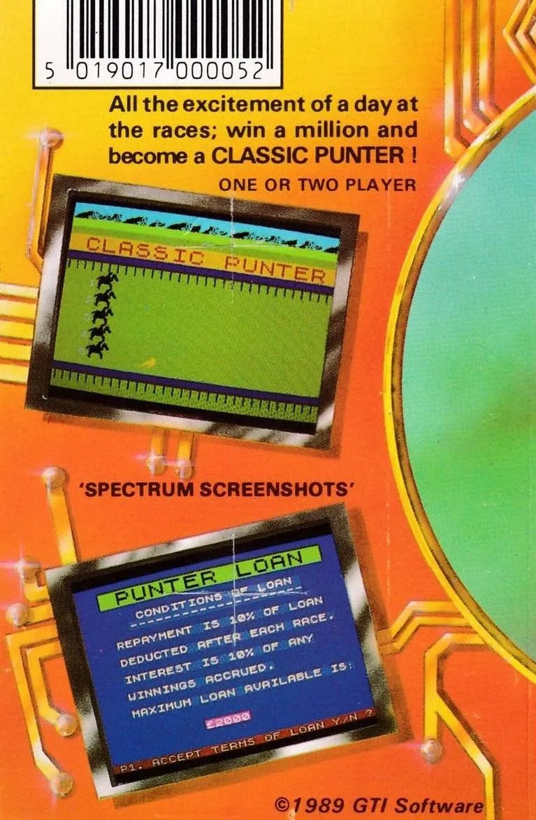 Classic Punter box back