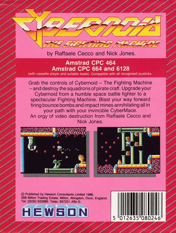 Cybernoid: The Fighting Machine box back