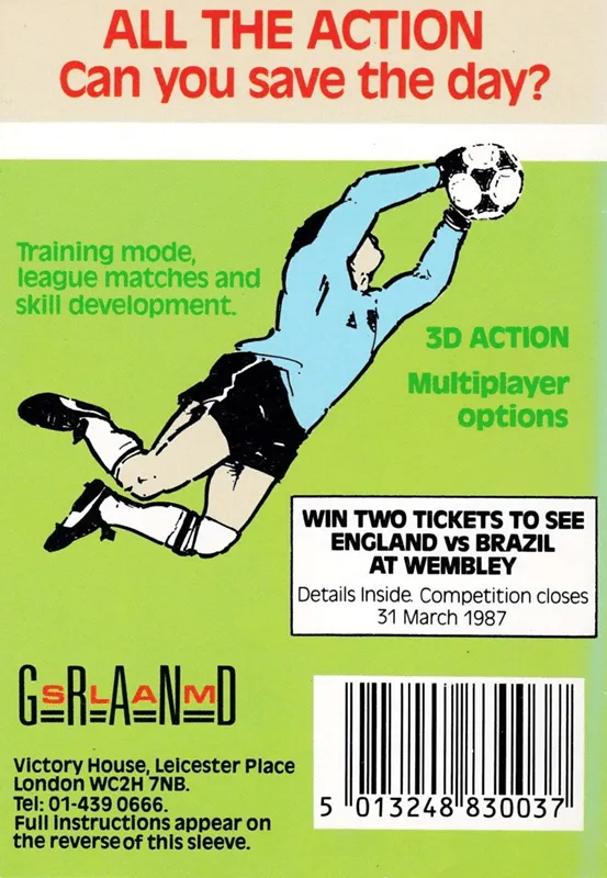 Peter Shilton's Handball Maradona box back