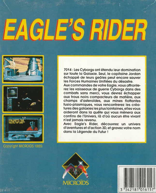 Eagle's Rider box back