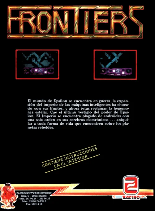Frontiers box back