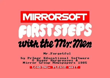 First Steps with the Mr. Men screenshot