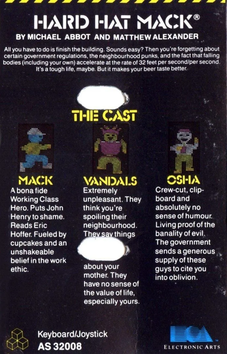 Hard Hat Mack box back