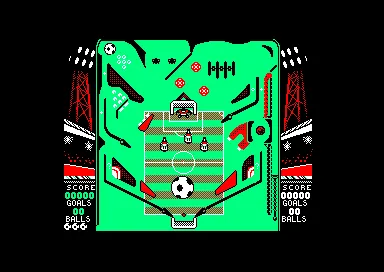 Backdrop artwork for Soccer Pinball