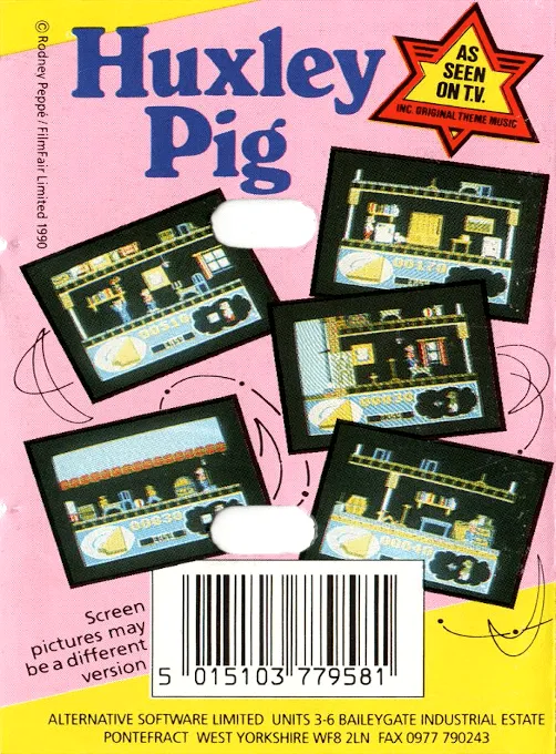 Huxley Pig box back