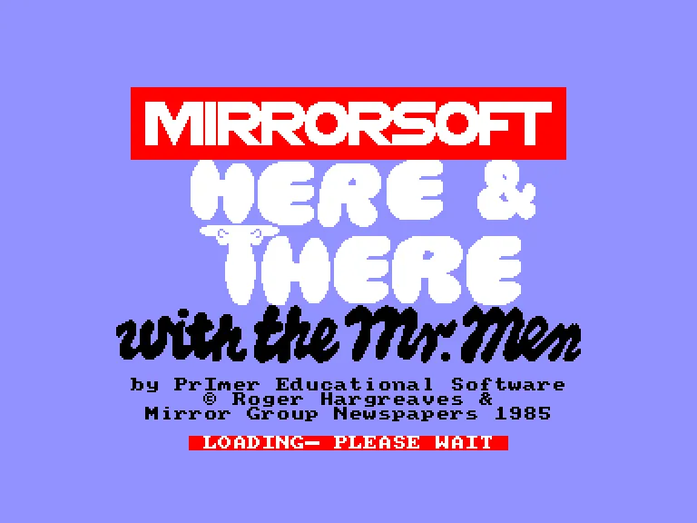 Here & There with the Mr. Men screenshot