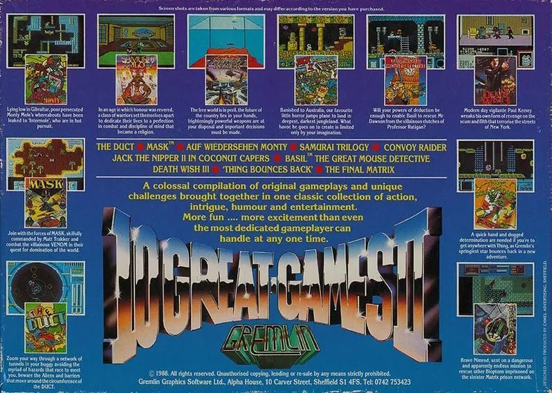 The Duct box back
