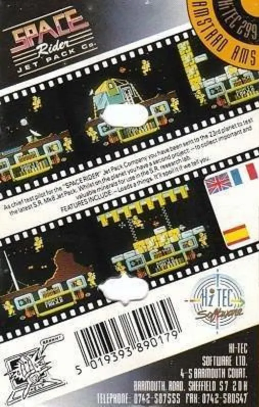 Space Rider: Jet Pack Co. box back