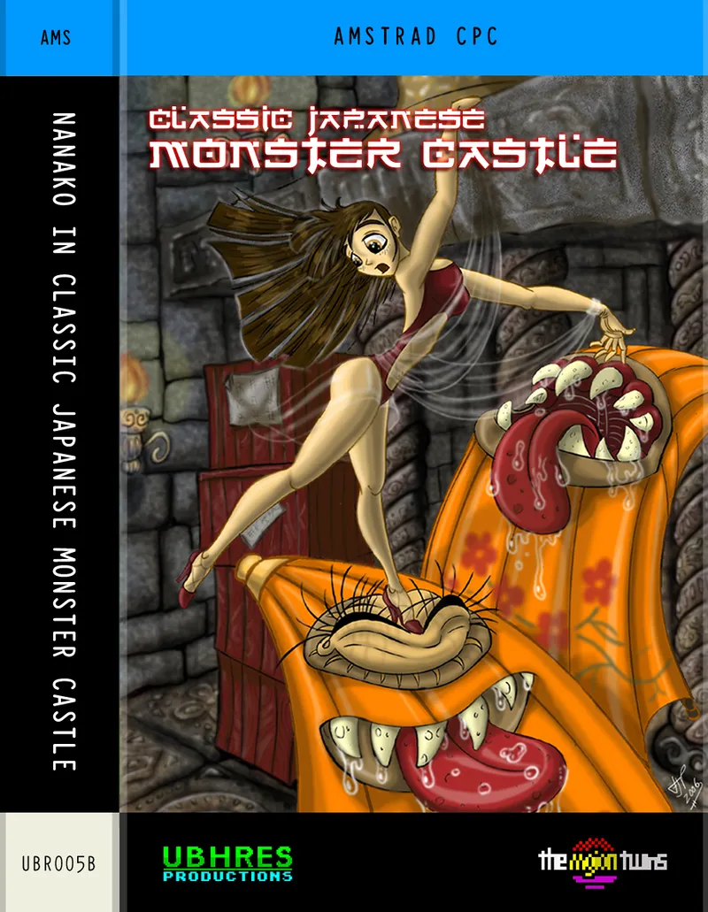 Nanako in classic Japanese Monster Castle box art