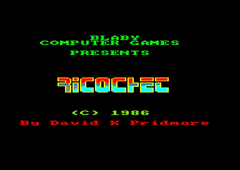 Ricochet (Blaby) screenshot