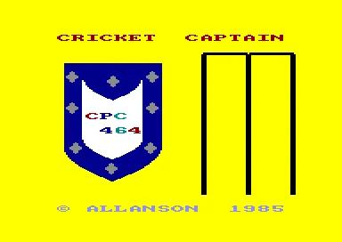 Cricket Captain (Allanson) screenshot