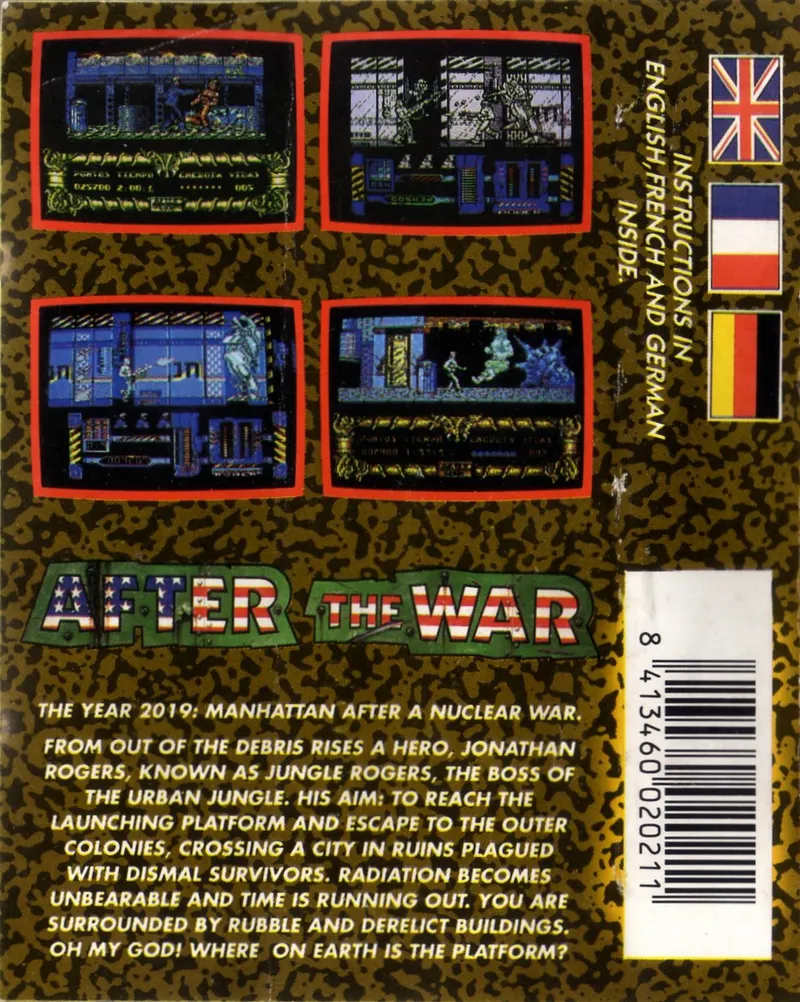After the War box back