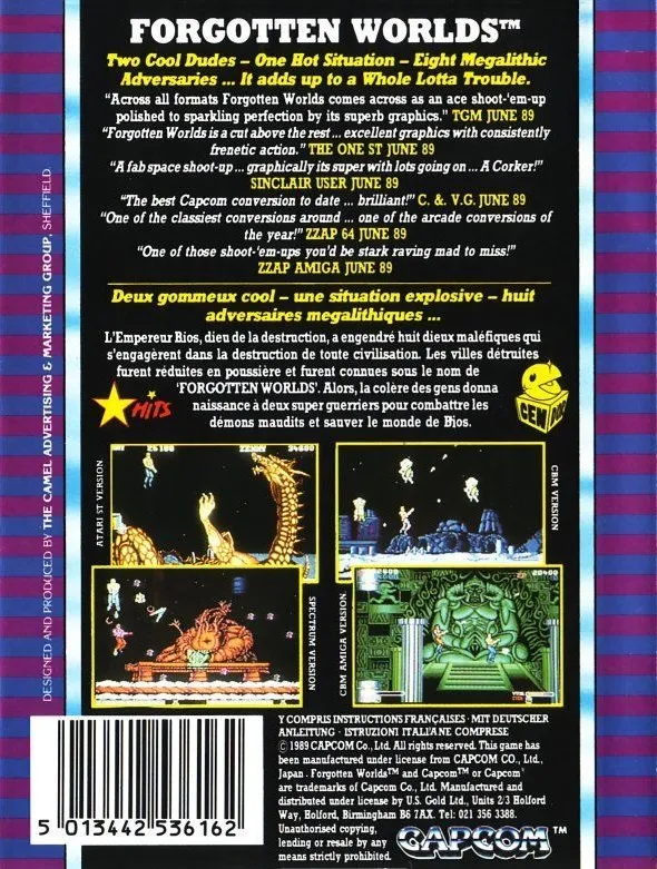 Forgotten Worlds box back