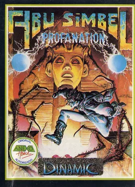 Abu Simbel Profanation cover art for Amstrad CPC