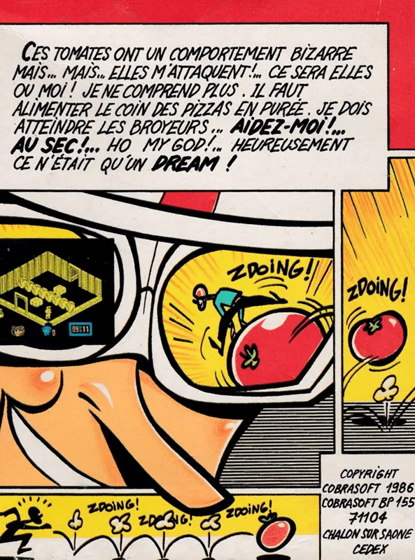Attack of the Killer Tomatoes box back