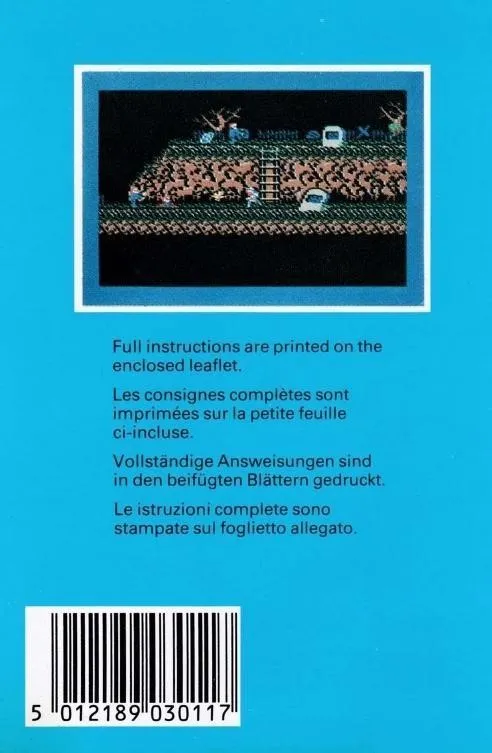 Ghosts 'n Goblins box back