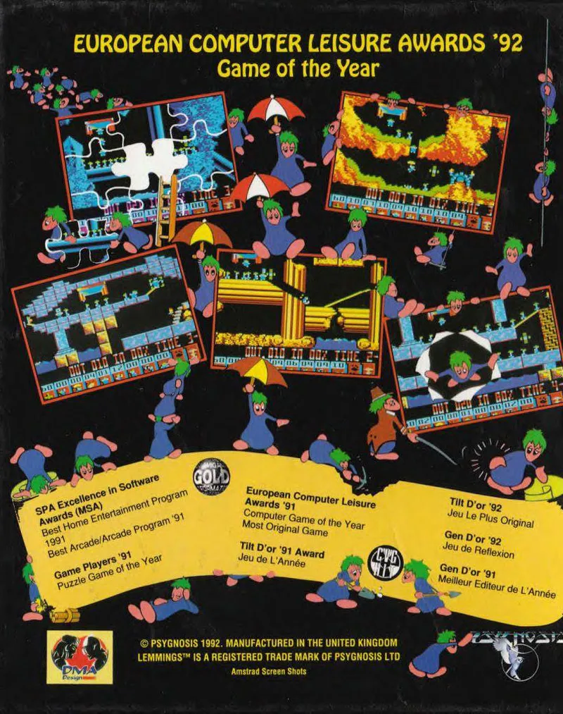 Lemmings box back