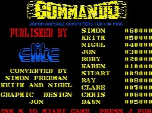 Commando screenshot