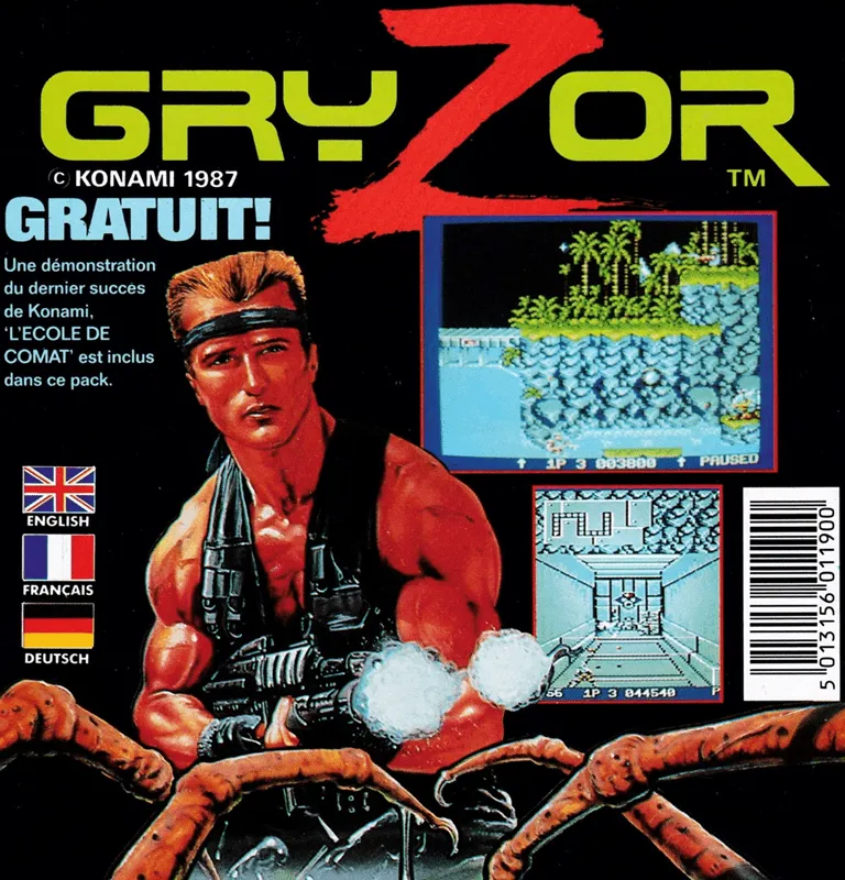 Gryzor box back