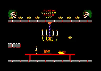 Backdrop artwork for Cauldron II: The Pumpkin Strikes Back