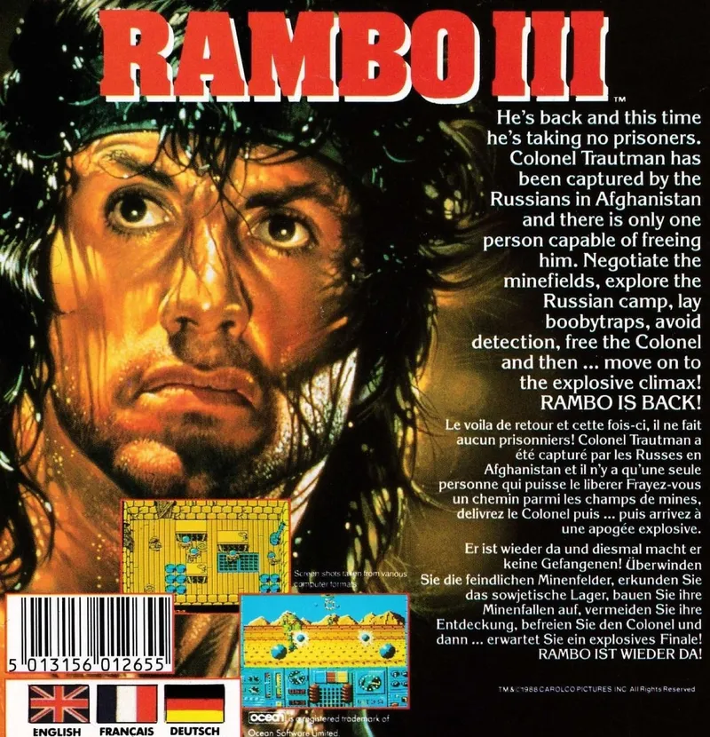 Rambo III box back