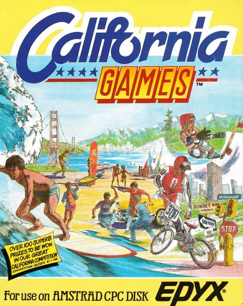 California Games box art