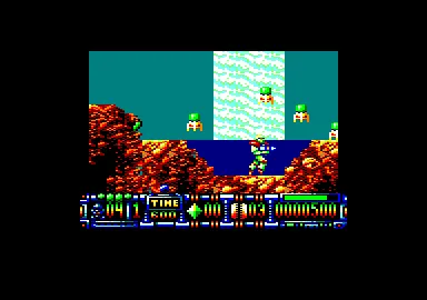 Backdrop artwork for Turrican II: The Final Fight