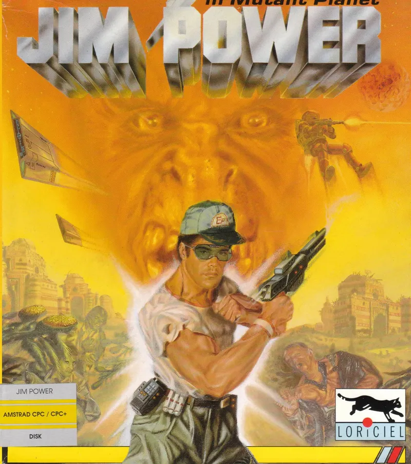 Jim Power in Mutant Planet box art