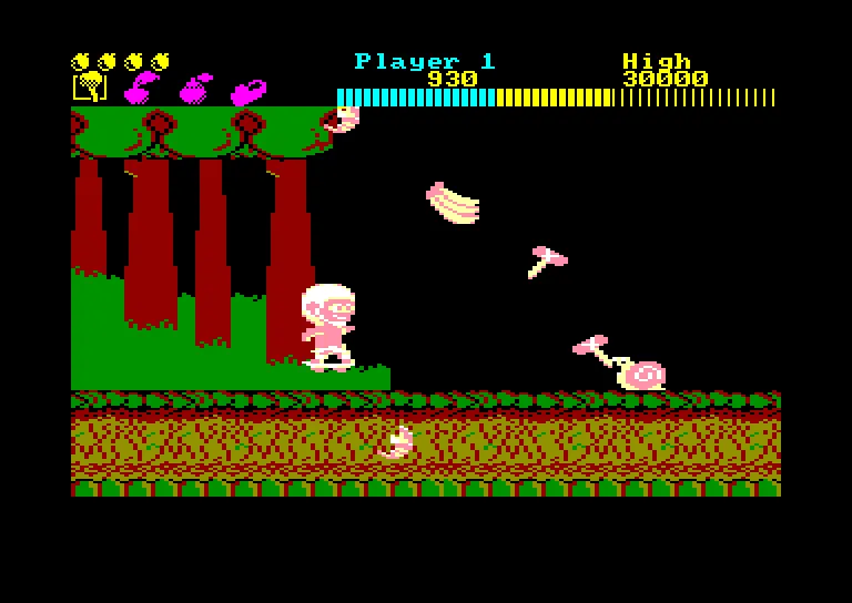 Backdrop artwork for Wonder Boy