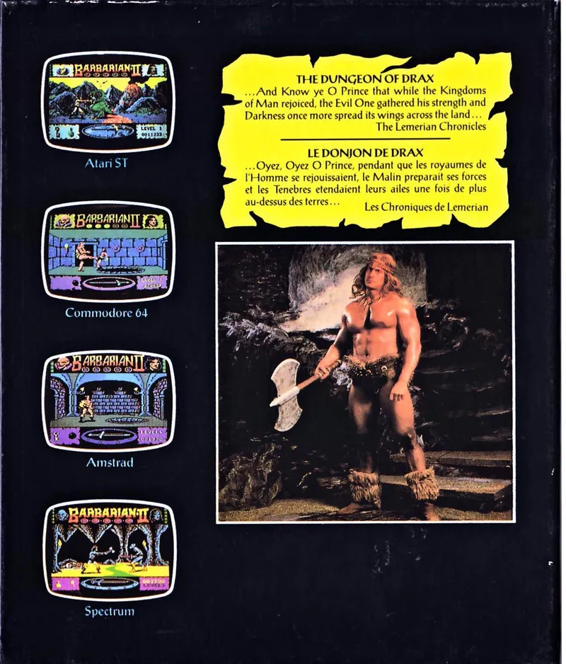Barbarian II box back