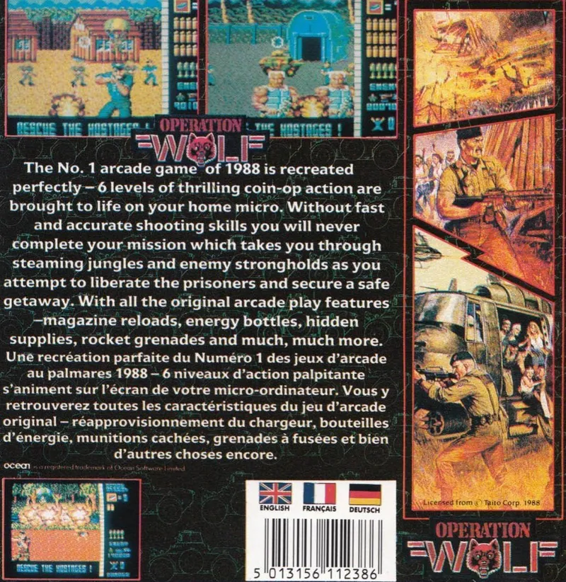 Operation Wolf box back
