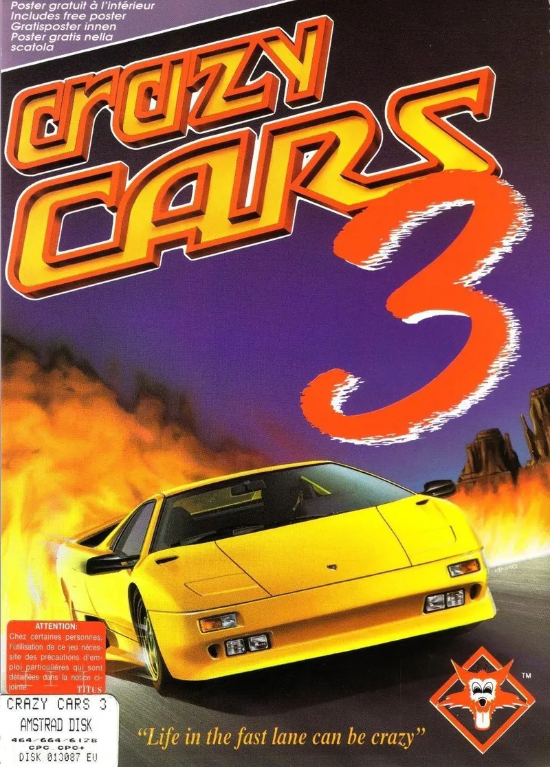 Crazy Cars 3 box art