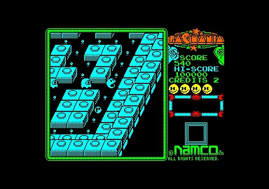 Backdrop artwork for Pac-Mania