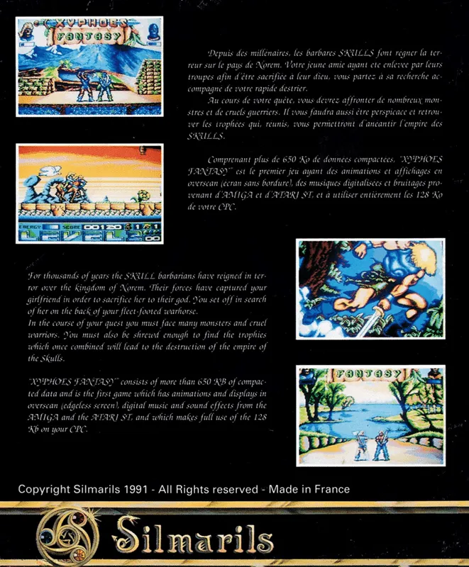 Xyphoes Fantasy box back