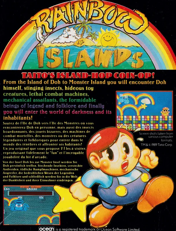 Rainbow Islands: The Story of Bubble Bobble 2 box back