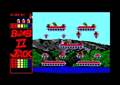 Backdrop artwork for Bomb Jack II