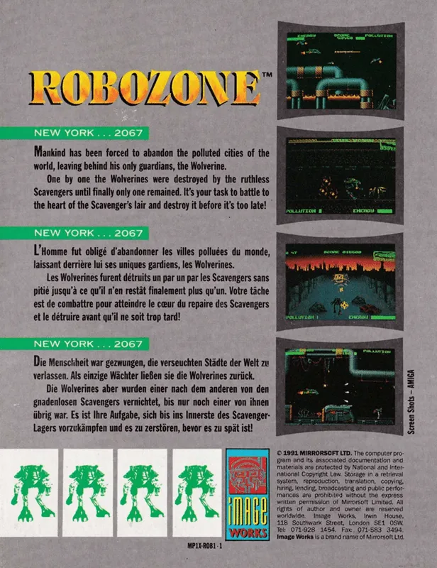 Robozone box back